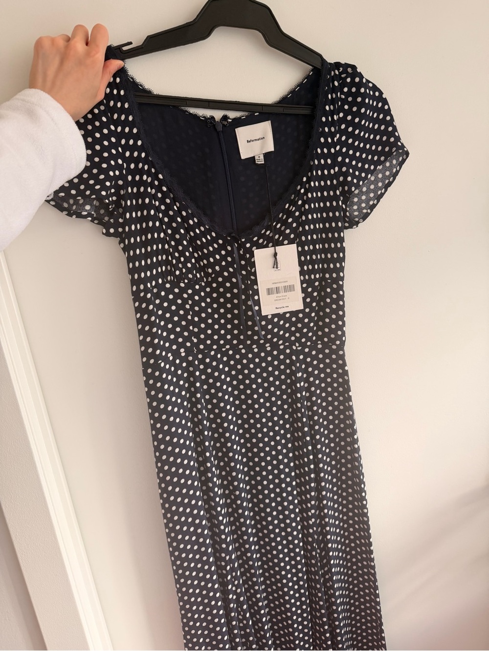 Reformation Afton Dress Blue - Size 0
